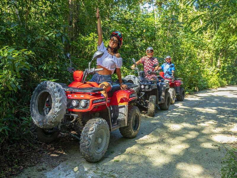 cozumel: ATV adventure with caverns, ruins with transfer - From Royal Village meet-up to El Cedral: how the day starts