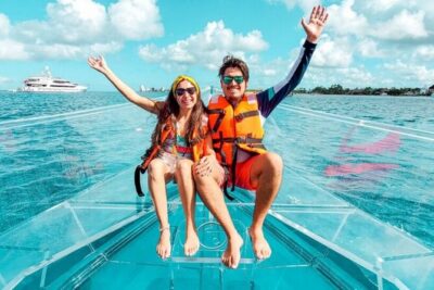 Cozumel Buggy Island Tour, Otoch Mayan Experience & Clear Boat - Muelle del Capitan and the transparent 360 glass boat