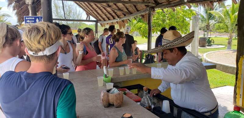 Cozumel: Private Buggy Tour with Lunch & Snorkeling - First stop energy: tequila ranch tasting and how the flavors get made