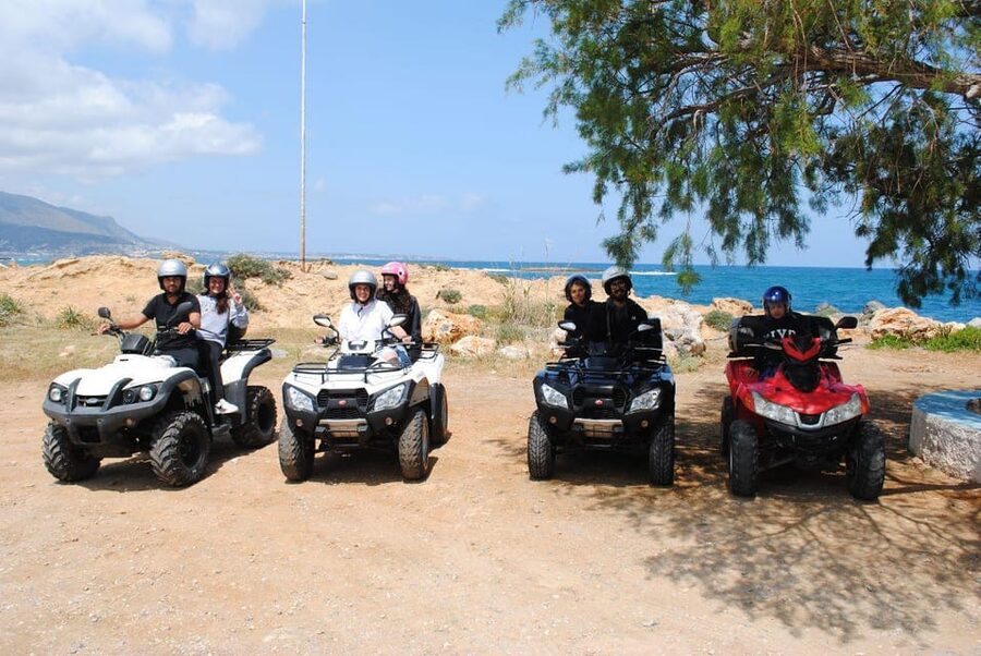 Crete: Off-Road Quad Safari Evening Tour with Hotel Transfer - Malia + Potamos Beach: Quick Sea Views and Fresh Air