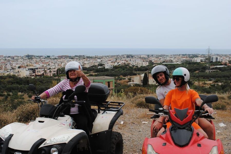 Crete: Off-Road Quad Safari Evening Tour with Hotel Transfer - Pickup, Van Ride, and Your First Minutes on the ATV
