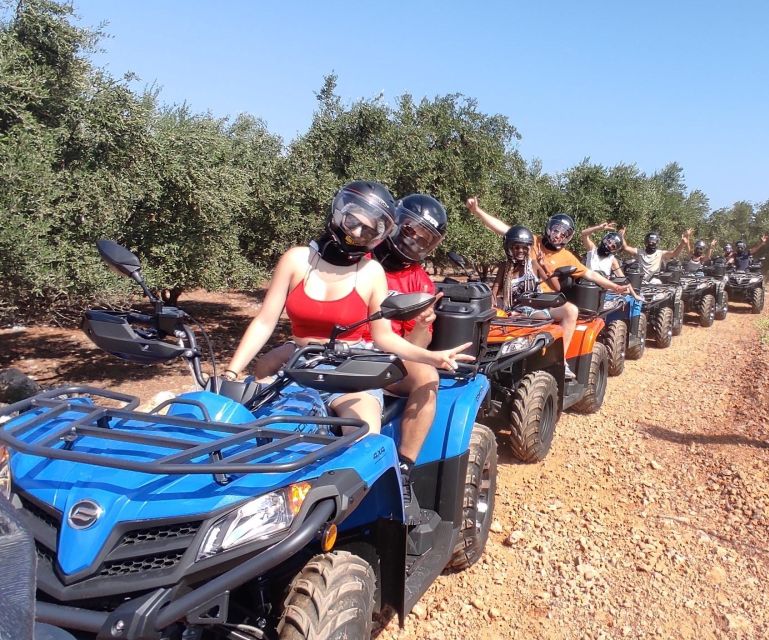 Crete: Off-Road Quad Safari with Lunch/Dinner - Milatos Beach: a scenic coastal breather (and possible swimming gear)