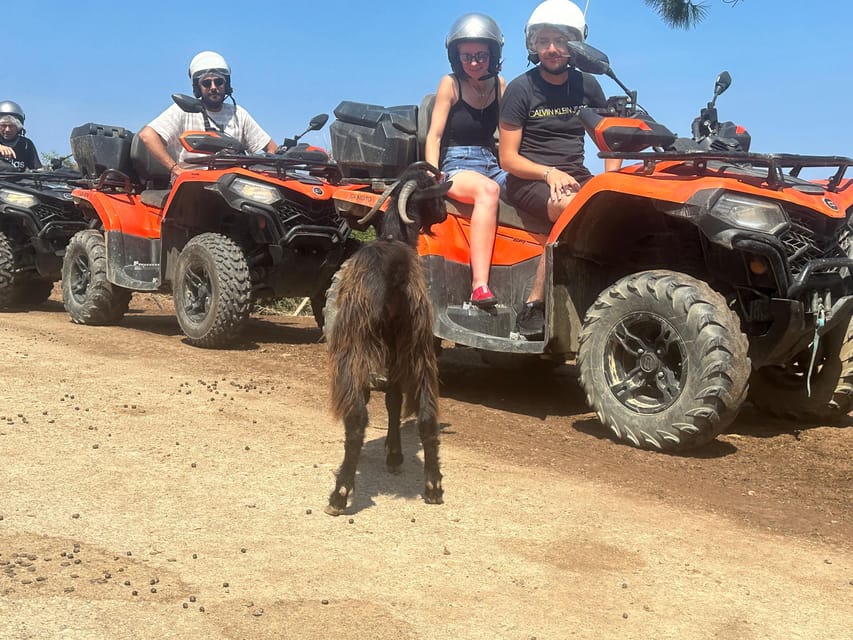 Crete: Quad Safari, Olive Mill with Tasting & Ghost Village - Quad Safari Start at Peninsula Resort: lesson first, then the fun