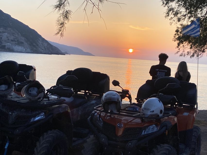 Crete: Sunset or Morning Quad with Local Products Tasting - Key highlights at a glance
