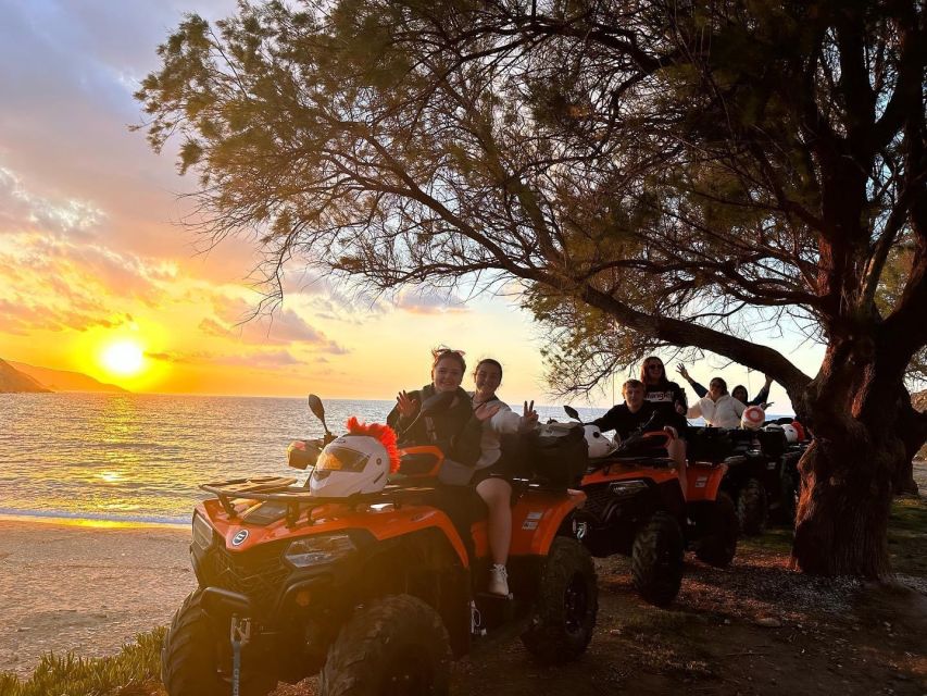 Crete: Sunset or Morning Quad with Local Products Tasting - From goats and mountain nature to sunset over Heraklion Bay