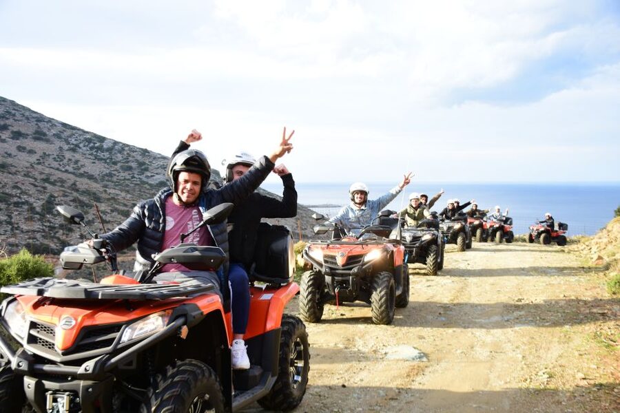 Crete: Sunset or Morning Quad with Local Products Tasting - First things first: the driving lesson and practice session