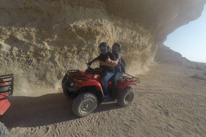 Crystal Makadi Bay quad trip - Makadi Bay Pickup and the Private-Beach Start