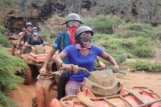 Curacao Half Day ATV East Adventure Tour - Playa Kanoa Beach: the coastline break your body will thank you for
