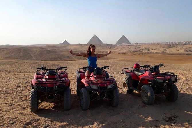 Custom Tour to Giza Pyramids and Desert ATV - Starting at 8:00 am: the smart way to beat Giza chaos