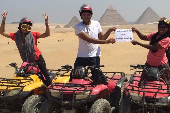 Custom Tour to Giza Pyramids and Desert ATV - Khafre’s Pyramid stop: the complex you can actually picture