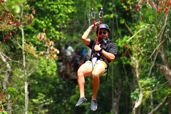 Day Tour with ATV, Zipline and Cenote Adventure from Cancun - Mayan Jungle Rush ATV trails: your own ride through mud and jungle