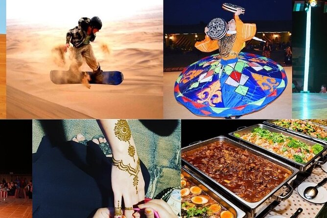 Desert Adventure with ATV and Camel Ride and Live Shows - BBQ Dinner and Live Shows: Tanura, Belly Dance, and Fire