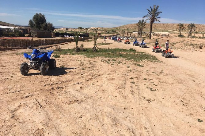 Desert D'Agafay Package - Quad, Dromedary and Dinner Show - Camel ride at sunset: scenic, gentle, and keep your distance