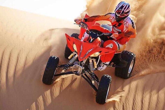 Desert Safari Dubai 25 minutes Quad Bike Free Camel Ride BBQ Dinner - Dune Bashing in a Land Cruiser 4x4: The Main Event