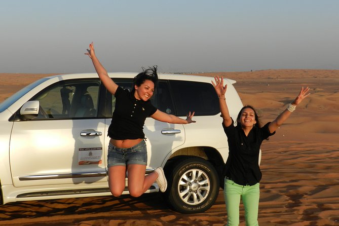 Desert safari in Dubai Red Dunes with BBQ VEG Dinner & Quad Bike - Key Points at a Glance
