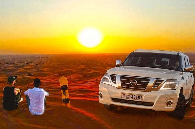 Desert Safari Tour, Quad Bike with BBQ Dinner & Show from Dubai - Desert Dunes Start With a Hotel Pickup in a Land Cruiser