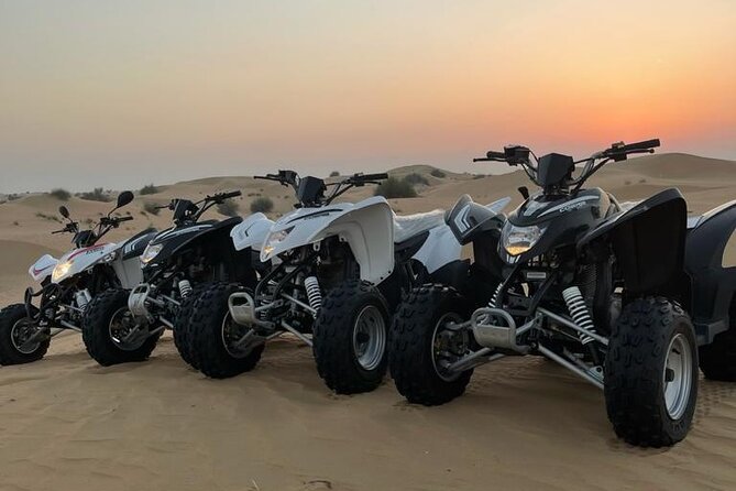 Desert Safari W/BBQ Dinner, Quad Bike, Camel Ride, & Sandboarding - 4x4 Dune Bashing: The Adrenaline Part You Should Prepare For