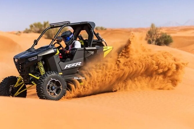 Desert Safari with 30 minutes Buggy Ride with Camel Ride & Dinner - Quick hits before you go