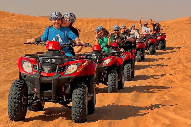 Desert Safari with 30 Minutes Quad Biking on High Red Dunes (Complete Package) - Quick hits before you go