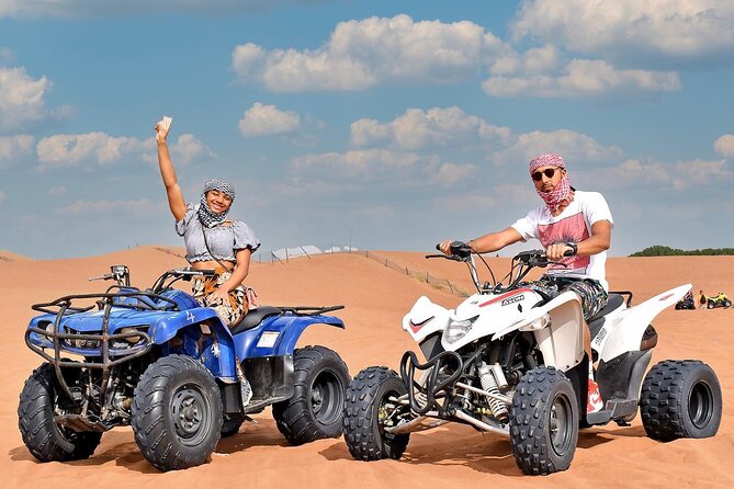 Desert Safari with 30 Minutes Quad Biking on High Red Dunes (Complete Package) - Price and value at about $108.85 per person