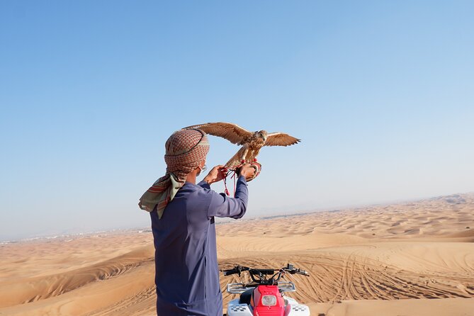 Desert Safari with BBQ Dinner (Quad Bike Optional) - Belly Dancing Plus Tanoura and Fire Show