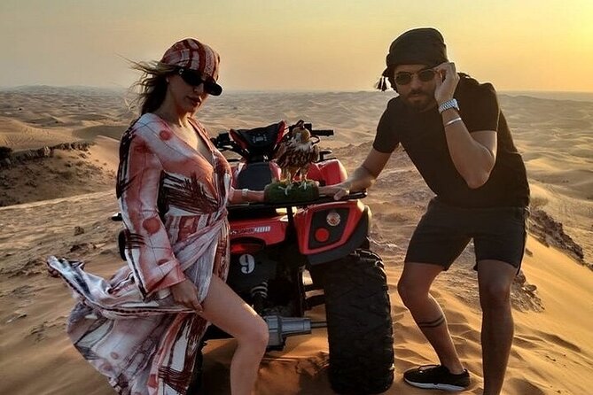 Desert Safari With BBQ Dinner, Quad Ride And And Sand-boarding - Price and value at around $65 per person