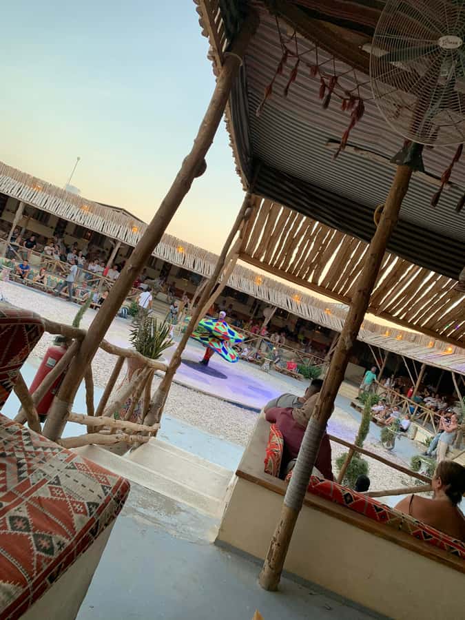 Desert Sunset Quad Bike ATV for 50Km, Oriental Show, Dinner, - The Bedouin village stop: tea, camel ride, and quick desert life