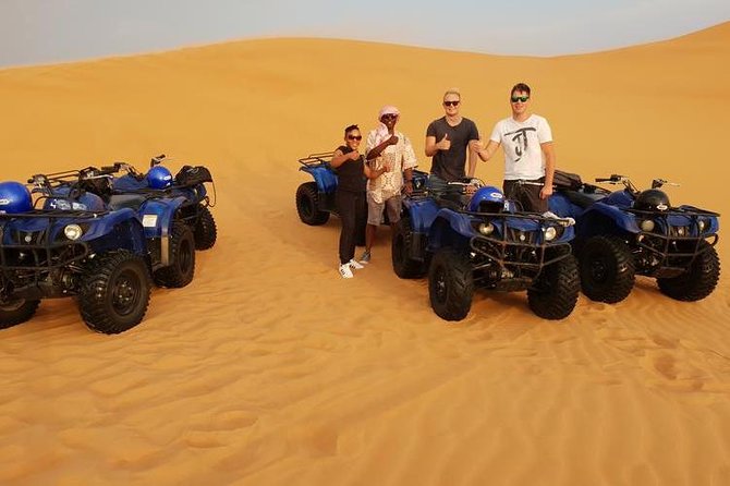 Desert Thrills: Evening Safari with Quad Bike & Camp Activities - Guides Matter: Kalifa, Ahsan, and Azmat