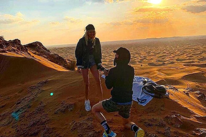 Desert Tour by ATV OR Buggy Self-drive, BBQ Dinner and Camel Ride - The camp at Al Aweer: henna, Arabic attire, shisha, falcon photos