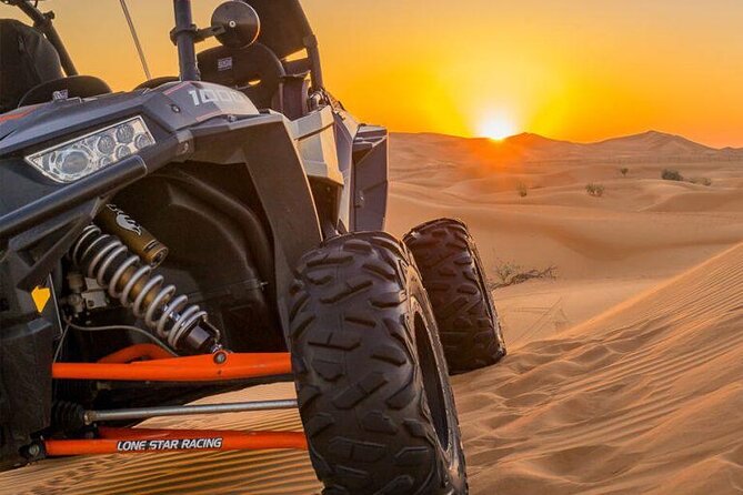 Desert Tour by ATV OR Buggy Self-drive, BBQ Dinner and Camel Ride - Dinner show night: BBQ buffet plus Tanoura, fire, and belly dance
