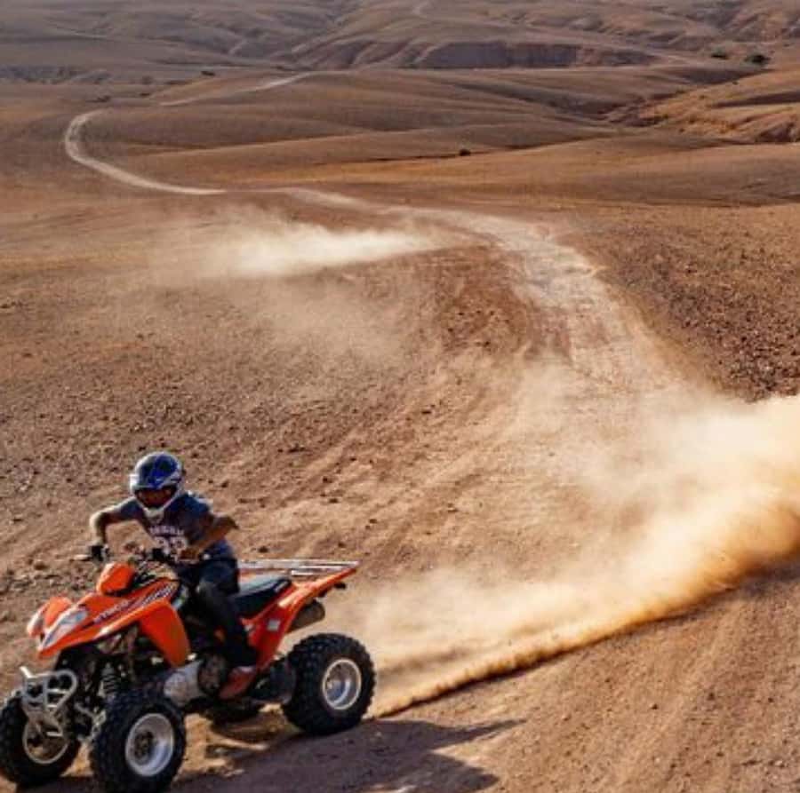 Dinner show in agafay Desert 1h quad bike & 20 min camels - Speedy Escape from Marrakech to Agafay