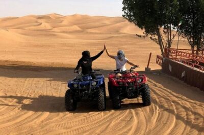 Doha All Inclusive Self Ride of Quad,ATV's or Buggy & Camel Ride - How the timing works: pickup, desert camp time, then back to Doha
