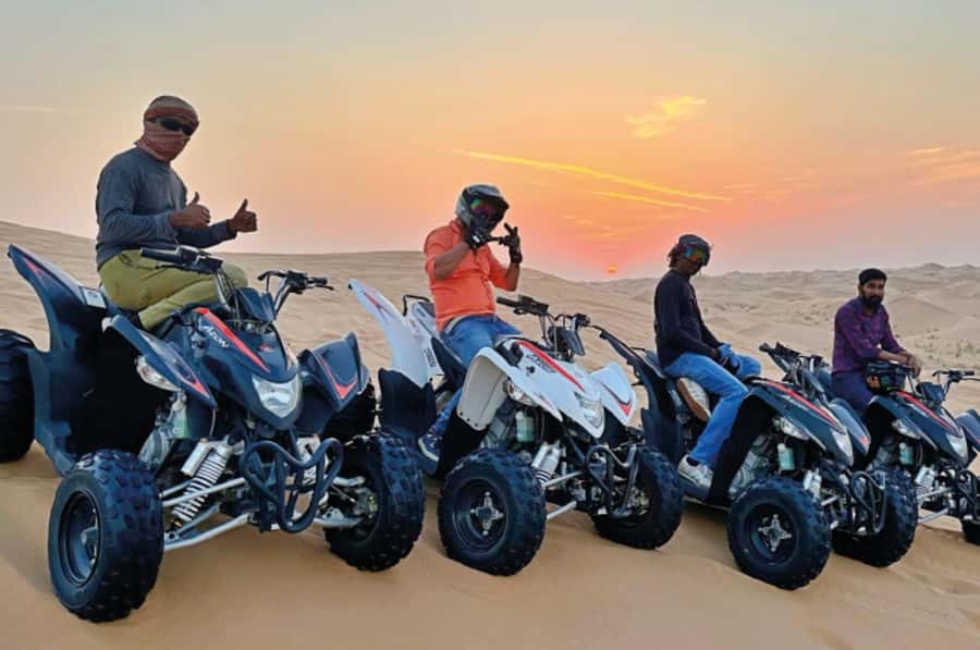 Doha: Desert All Activities ATV Quad Bike, Dune Bashing - The 4WD dune bashing session: the thrill part, handled by pros