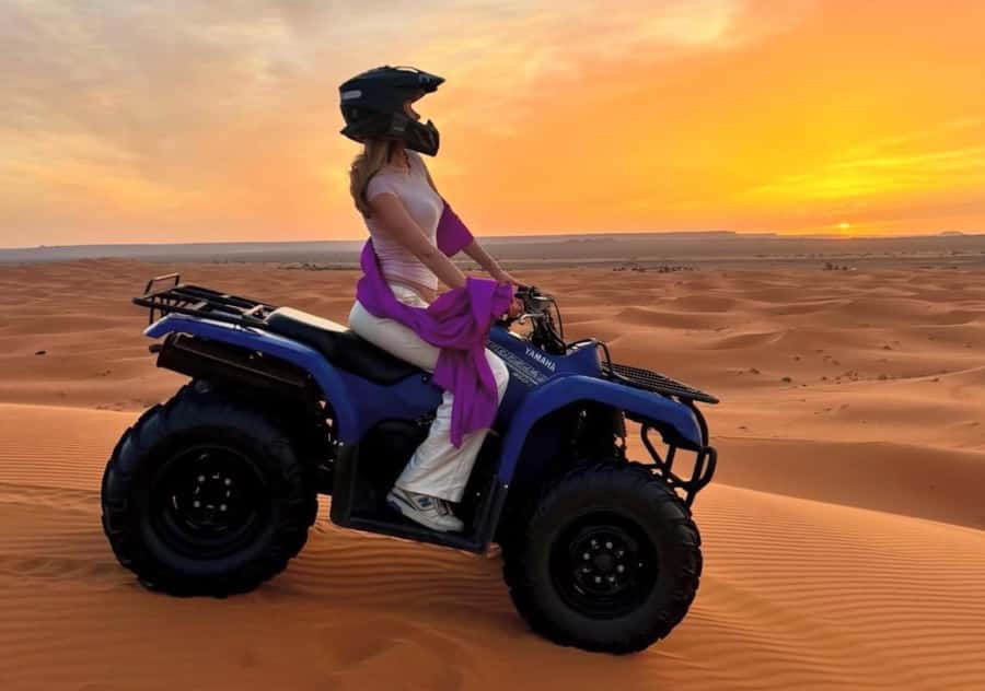 Doha: Desert All Activities ATV Quad Bike, Dune Bashing - Mesaieed sandboarding: when the dunes turn into a slide