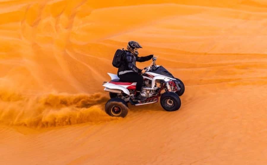 Doha: Desert All Activities ATV Quad Bike, Dune Bashing - Optional quad bike: fun upgrade, serious personal responsibility