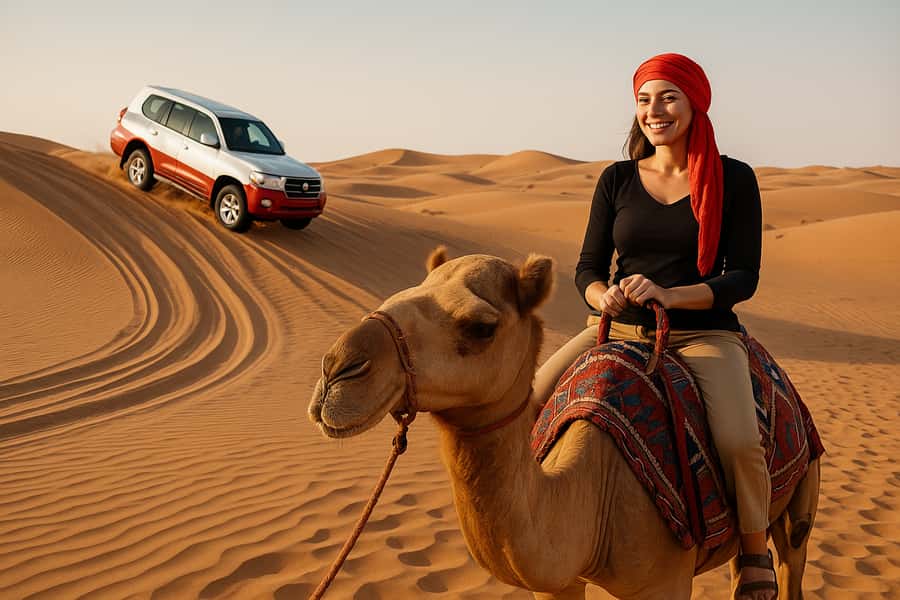 Doha: Desert Safari, Quad Biking, Sand Boarding & Camel Ride - 4WD Toyota dune bashing: the part you’ll remember