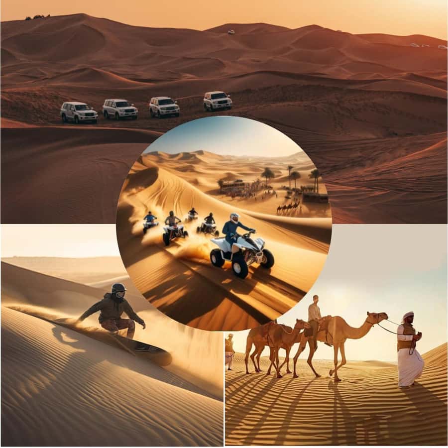 Doha: Desert Safari with Quad Bike, Sandboard & Camel Ride - Quad Bikes on Approved Tracks: The Fun Part With Real Rules