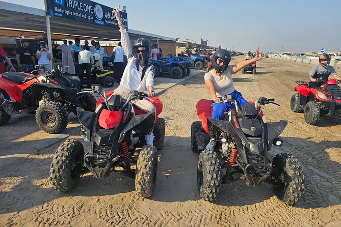 Doha Qatar ATV Quad Bike Buggy Dune Bashing and Camel Ride - The guide factor: names you’ll hear and how to work with them