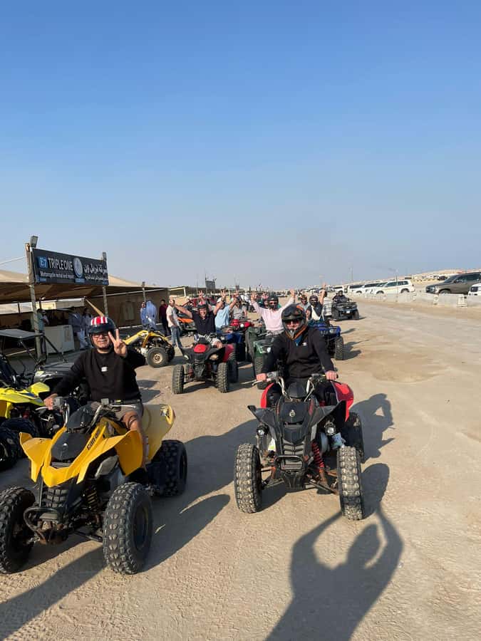 Doha: Quad Bike, Desert Safari, Buggy ride & inland sea tour - Dune Bashing in a 4x4 (Plus the Buggy-Style Upgrade)
