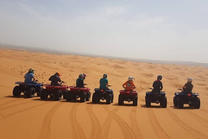 Doha Quad Bike, Dune Bashing, Camel Ride and Inland Sea Tour - Sealine Beach: tea, ATV time, and a first taste of desert fun
