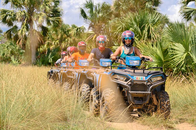 Double Thrill Experience: ATV or Dune Buggy & Zipline - Beach Time, Non-Motorized Watersports, and Chill-Out Spots