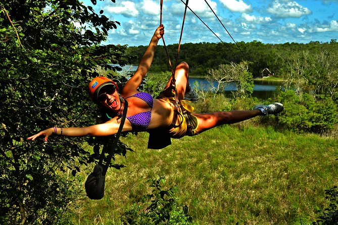 Drive an Atv shared, swim in a Cenote and ziplines in the Cancun - ATV, Ziplines, Cenote: The Cancun 3-in-1 Plan