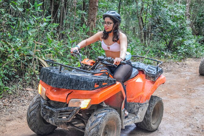 Drive an Atv shared, swim in a Cenote and ziplines in the Cancun - Gear, Lockers, and Phone Rules: Avoid the Small Pain Points