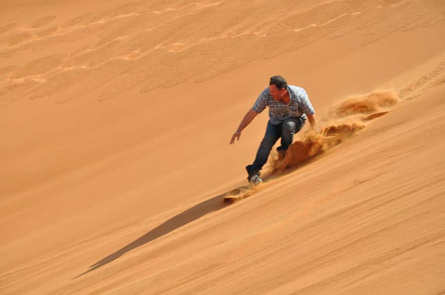 Dubai: 3000cc V6 Dune Buggy & Sandboarding -Private Tour - Sandboarding After the Buggy: Complimentary and Actually Fun