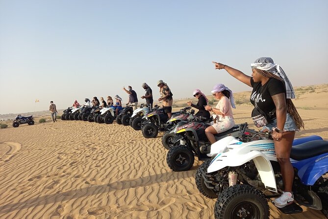 Dubai: 60Minute Self-Drive ATV Quadbike, Camel Ride, Sand Surfing - Quick hits