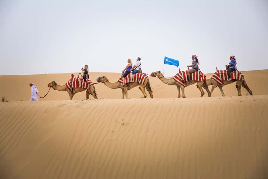 Dubai: Adventure Quad Bike Safari, Camel Ride & Refreshment - The Desert Sunset Moment and Your Timing Options