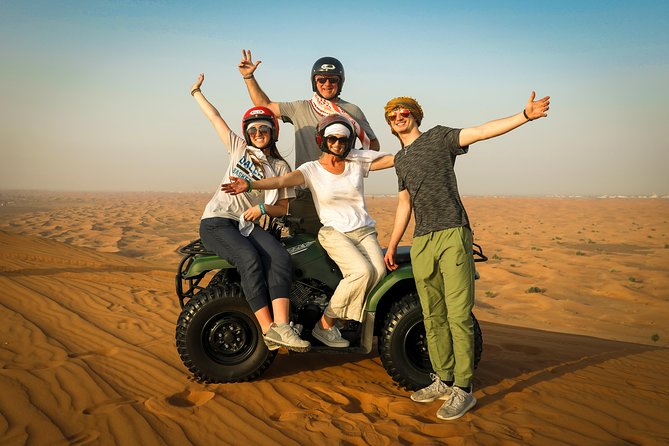 Dubai: Adventure Quad Bike Safari, Camel Ride & Refreshments - Key highlights you’ll feel right away