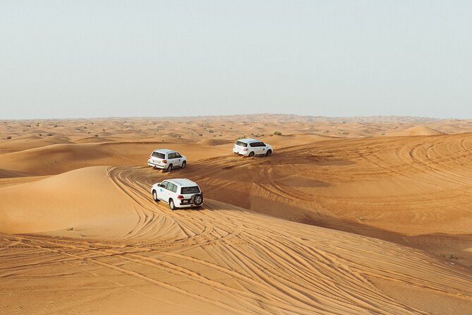 Dubai Buggy Tour in red sands and Desert Safari - Transfers: Business Bay pickup and air-conditioned comfort