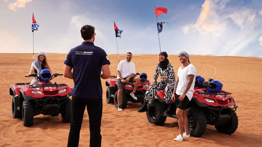 Dubai Desert Safari - Camel Ride, Sandboarding & 30 Min Quad - Sandboarding on Red Dune Slopes: A Fun Skill Reset