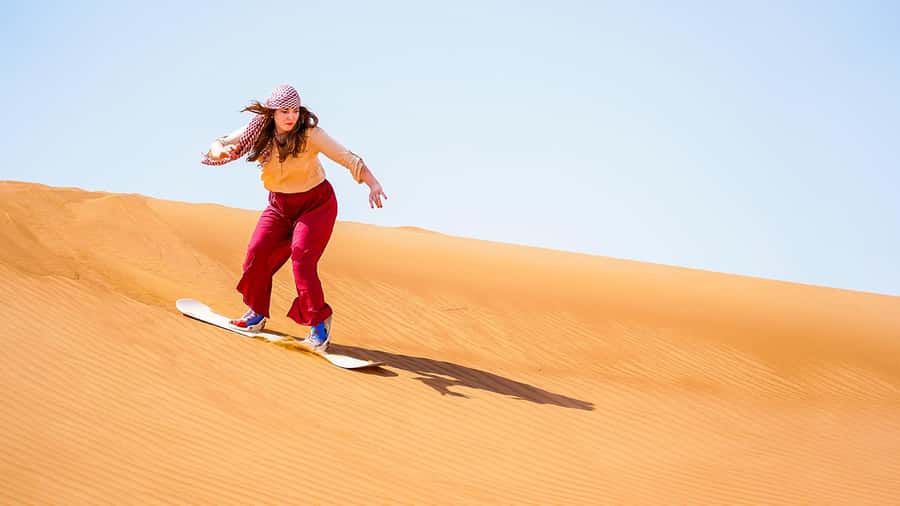 Dubai: Desert Safari, Camel Ride, Sandboarding, Quad Bike - Red Dunes dune bashing: the thrill part with a real safety focus